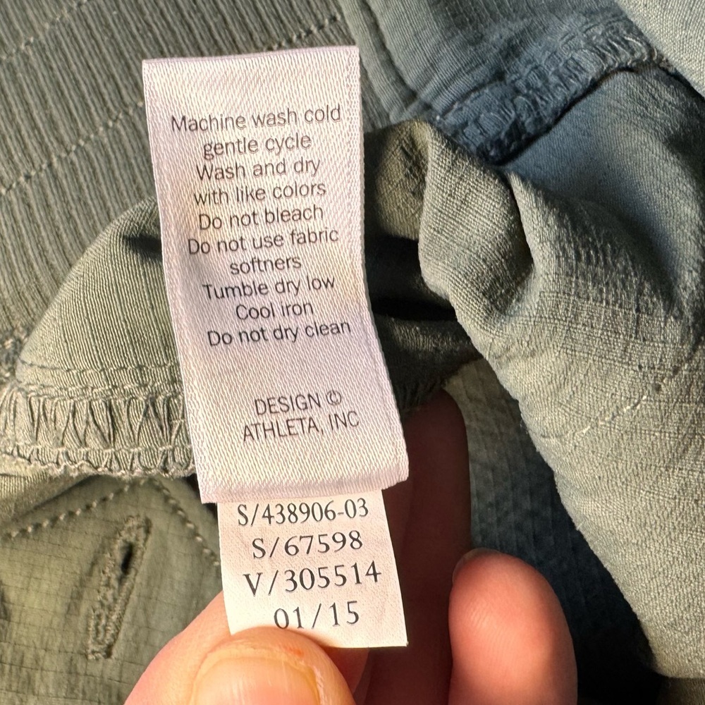 Athleta Trekkie Crop Leg Hiking Outdoor Pants Women’s size 6 - Picture 12 of 12
